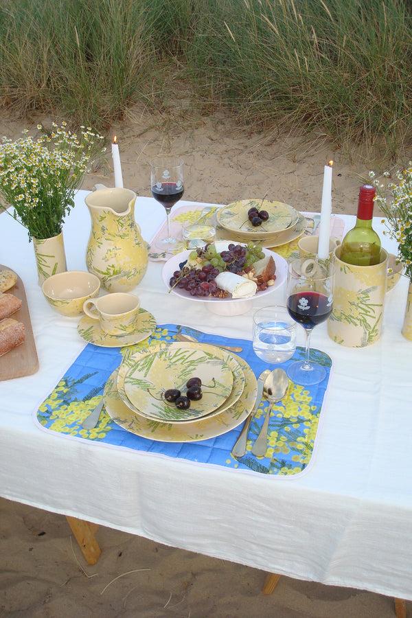 Bernadette Set Of 6 Little Flower Engraved Wine Glasses