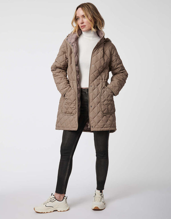 Bernardo All Day Flair Quilted Puffer Jacket