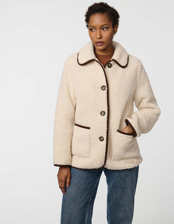 Bernardo Aspen Sherpa Coat