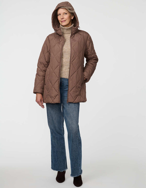 Bernardo Avery Quilted Puffer Jacket