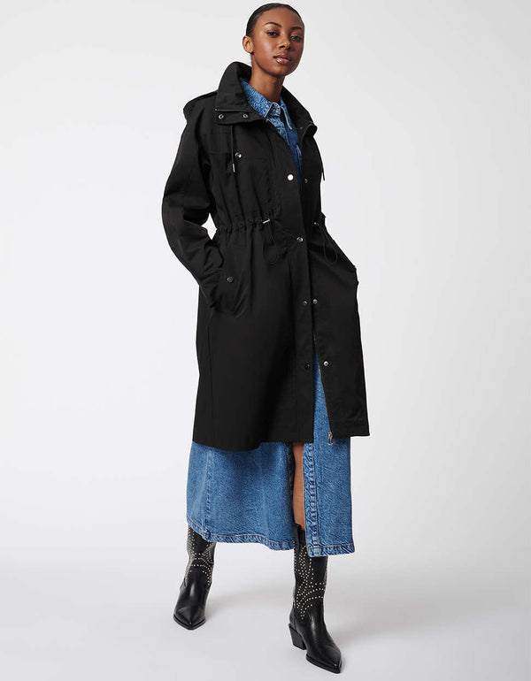Bernardo Bowery Drawstring Waist Trench