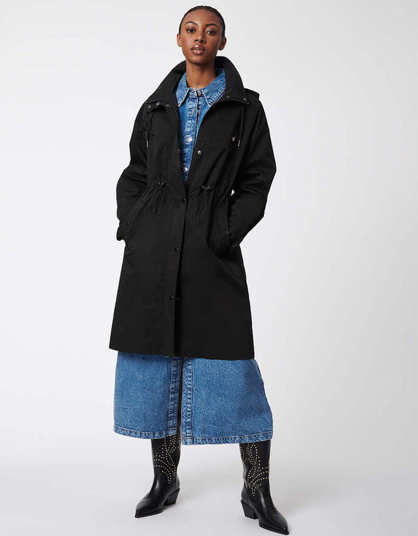 Bernardo Bowery Drawstring Waist Trench