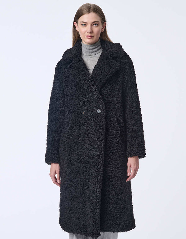 Bernardo Call Me Cozy Vegan Fur Coat