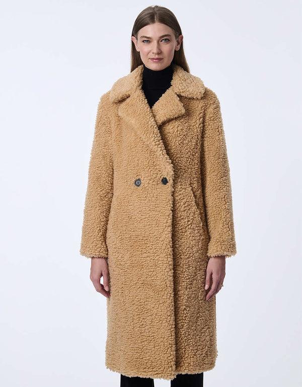 Bernardo Call Me Cozy Vegan Fur Coat