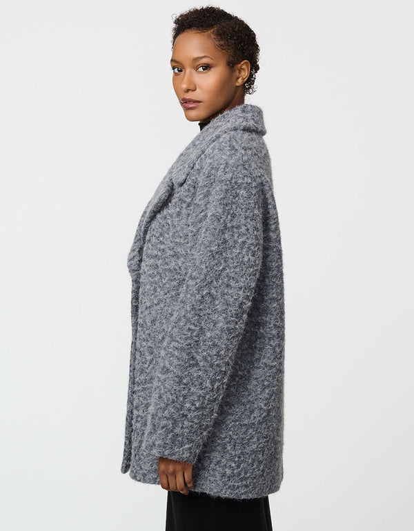 Bernardo Camden Boucle Pea Coat
