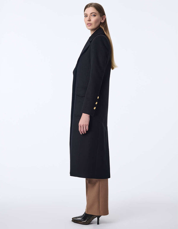 Bernardo Cascade Wool Coat