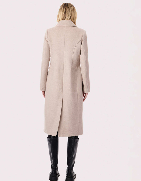 Bernardo City Chic Long Wool Coat For Women