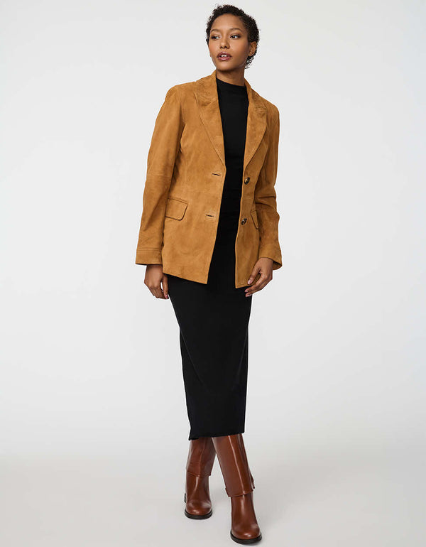 bernardo Dalton Suede Blazer