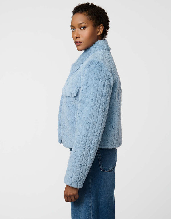 Bernardo Elle Faux Fur Jacket