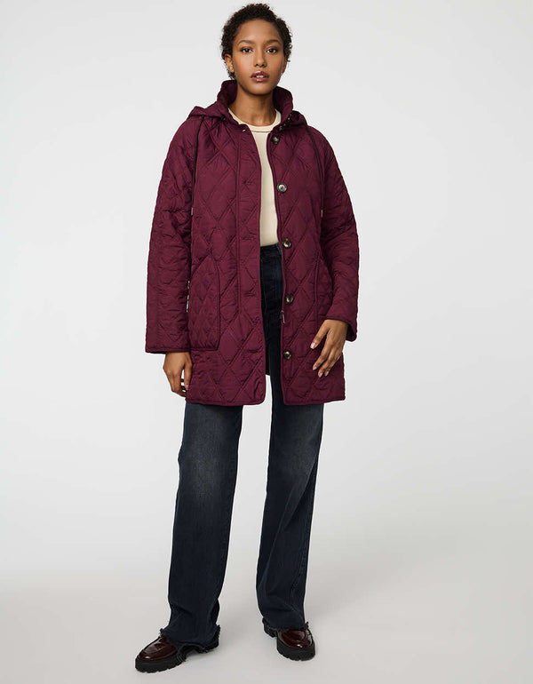 bernardo Everyday Quilted Puffer Jacket