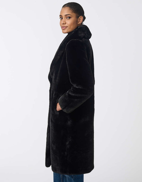 Bernardo Haven Fur Coat