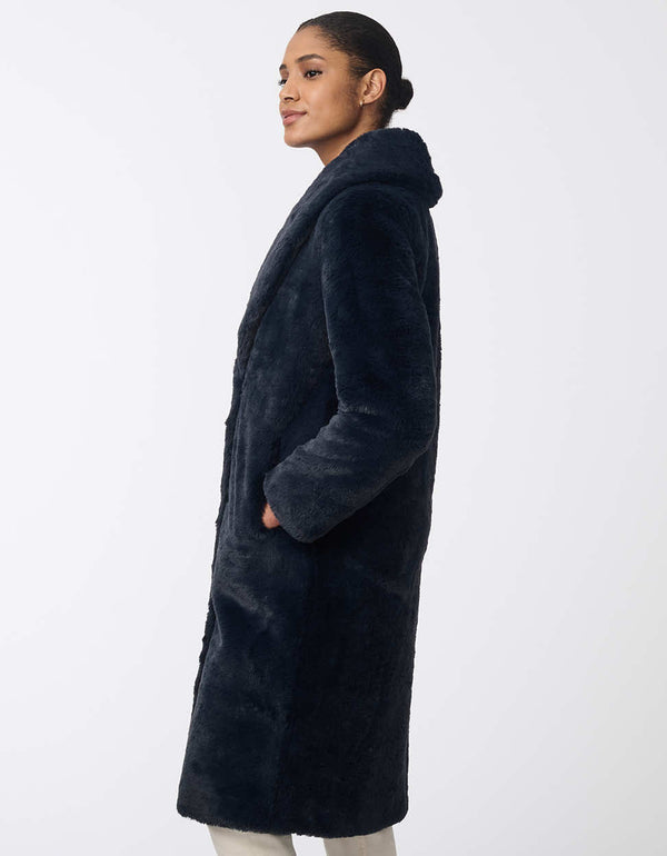 Bernardo Haven Fur Coat