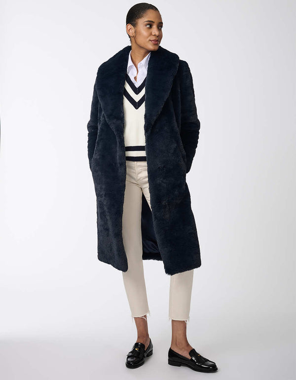 bernardo Haven Fur Coat