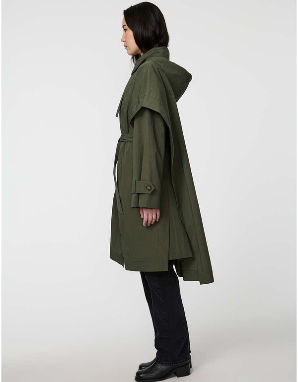 Bernardo Hawthorne 3-in-1 Cape Trench Coat
