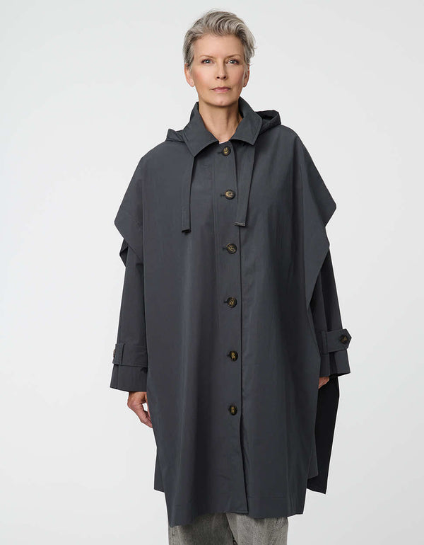 bernardo Hawthorne 3-in-1 Cape Trench Coat