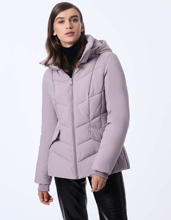 Bernardo Horizon Hooded Puffer Jacket