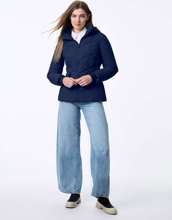 Bernardo Horizon Hooded Puffer Jacket