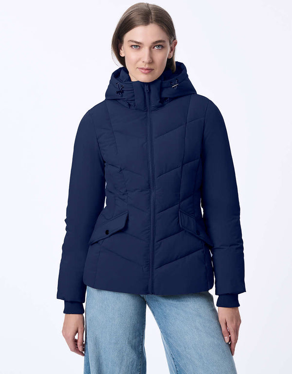 bernardo Horizon Hooded Puffer Jacket