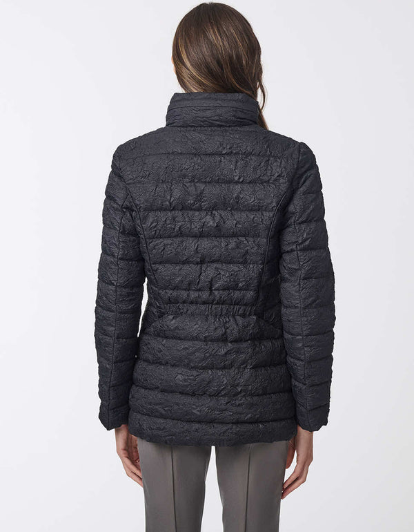 Bernardo Jacquard Print Puffer Jacket