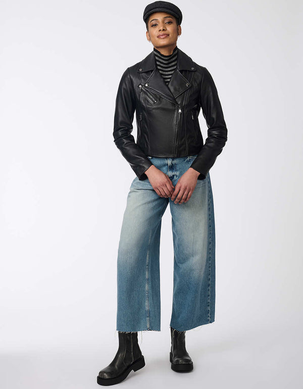 Bernardo Jet Leather Jacket