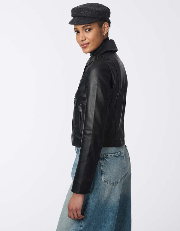Bernardo Jet Leather Jacket