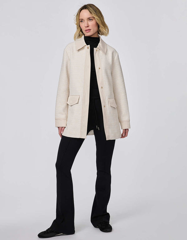 Bernardo Lady Sophisticate Tweed Shacket