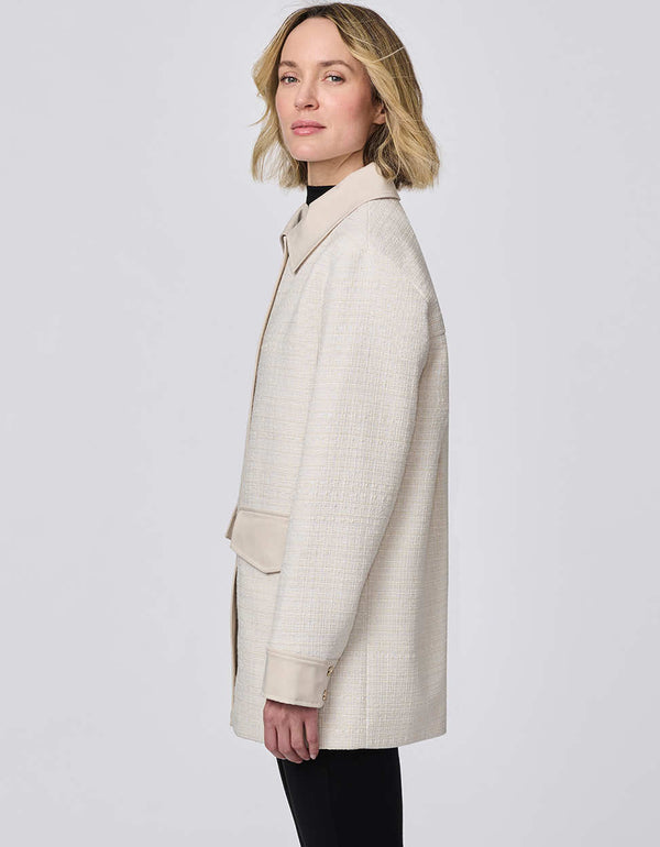 Bernardo Lady Sophisticate Tweed Shacket