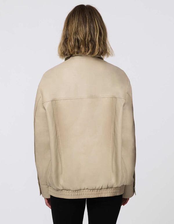 Bernardo Legacy Zip Leather Jacket