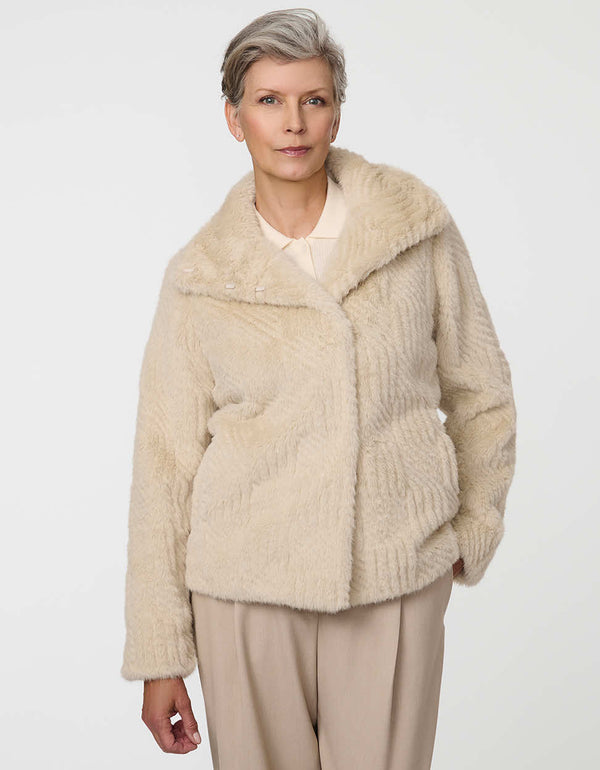 Bernardo Lennox Faux Fur Jacket