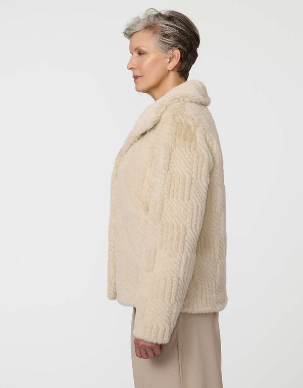 Bernardo Lennox Faux Fur Jacket