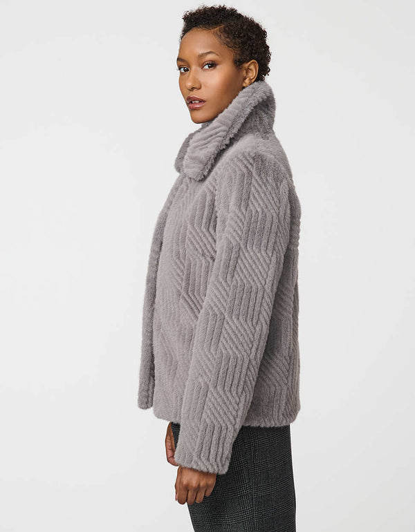 Bernardo Lennox Faux Fur Jacket
