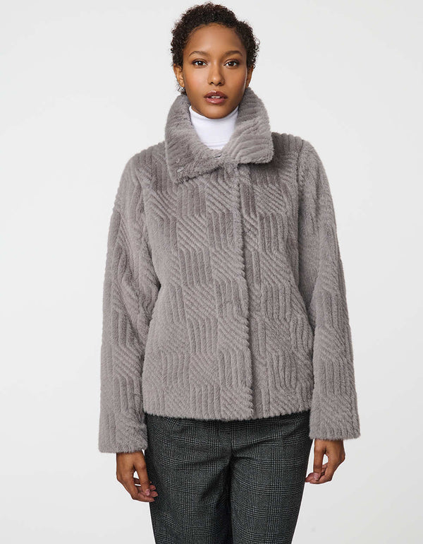 bernardo Lennox Faux Fur Jacket