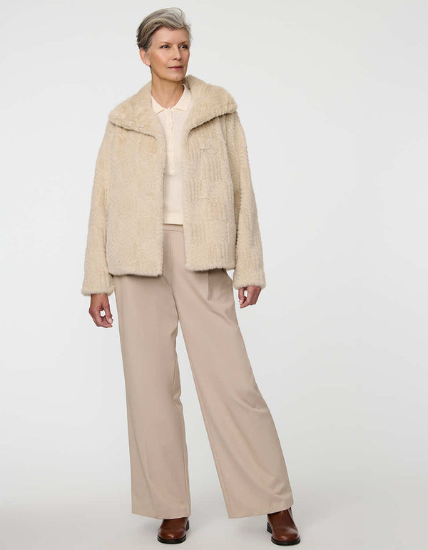 bernardo Lennox Faux Fur Jacket