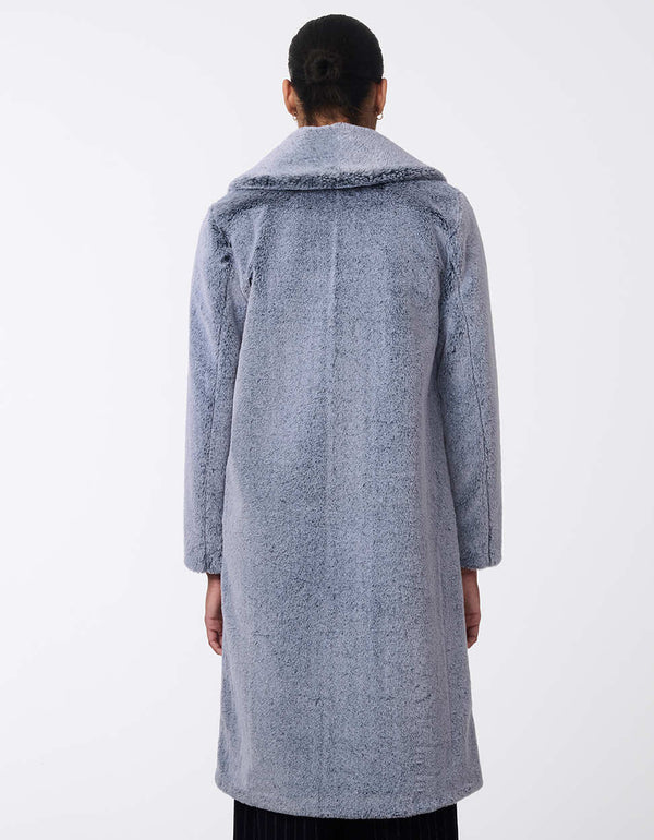 Bernardo Luxe Plush Faux Fur Coat