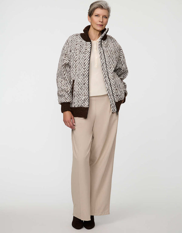 bernardo Miller Chevron Jacket