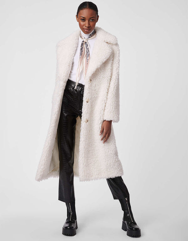 Bernardo Modern Cloud Faux Fur Coat