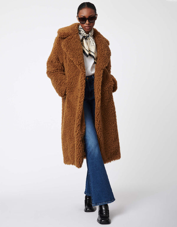 bernardo Modern Cloud Faux Fur Coat