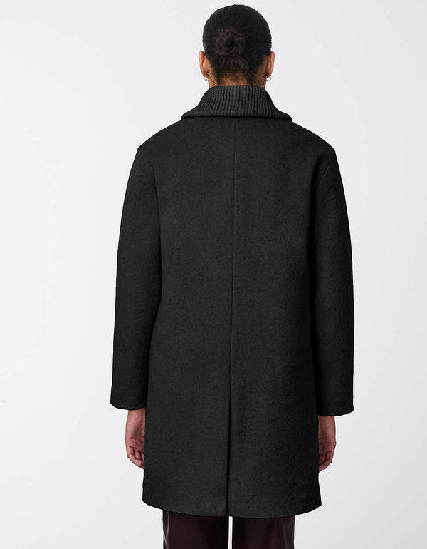 Bernardo Modern Line Wool Coat