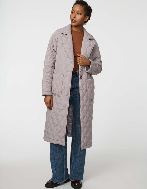 Bernardo Savannah Diamond Puffer Coat