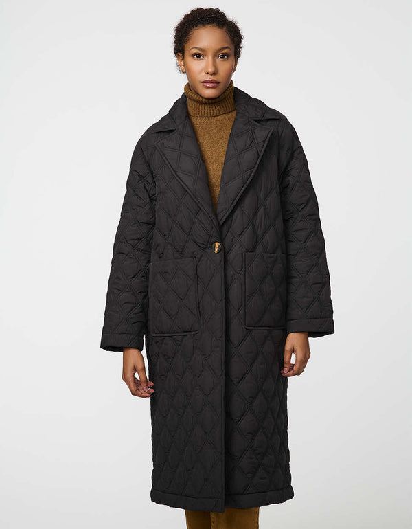 Bernardo Savannah Diamond Puffer Coat