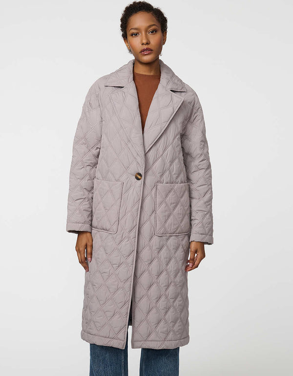 bernardo Savannah Diamond Puffer Coat