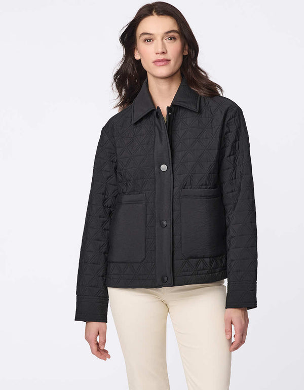 Bernardo Skyline Quilted Jacket