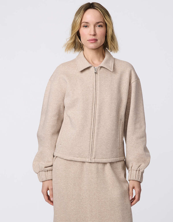 Bernardo Soft Sculpt Zip Up Jacket