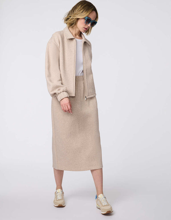 Bernardo Soft Sculpt Zip Up Jacket