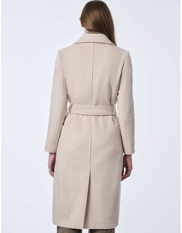 Bernardo Soho Belted Wool Coat