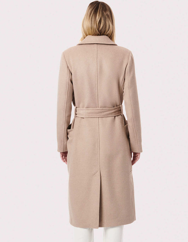 Bernardo Soho Belted Wool Coat