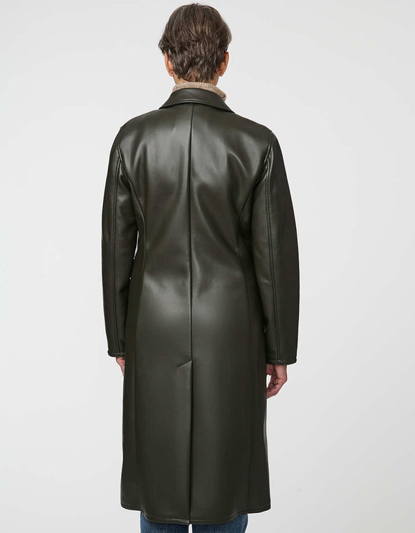 Bernardo Sterling Leather Trench