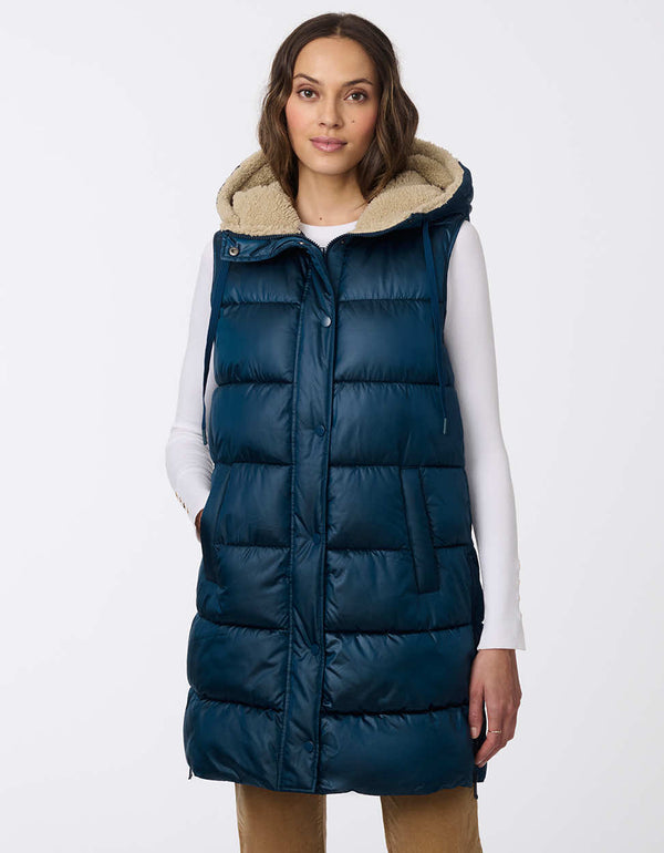 bernardo Summit Long Puffer Vest