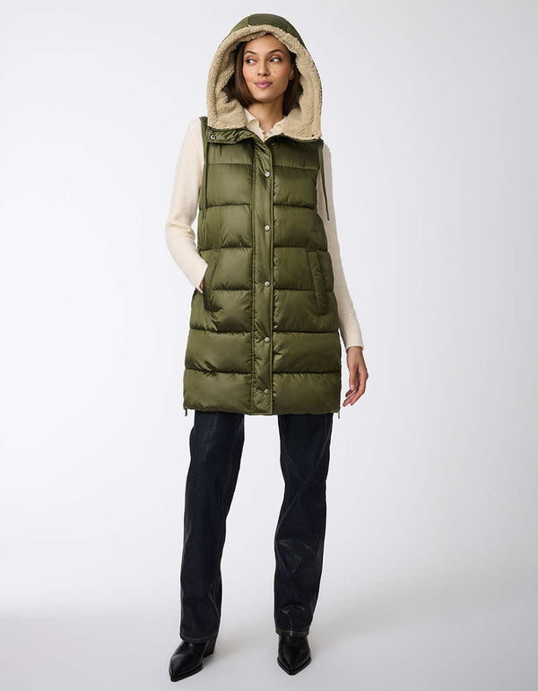 bernardo Summit Long Puffer Vest