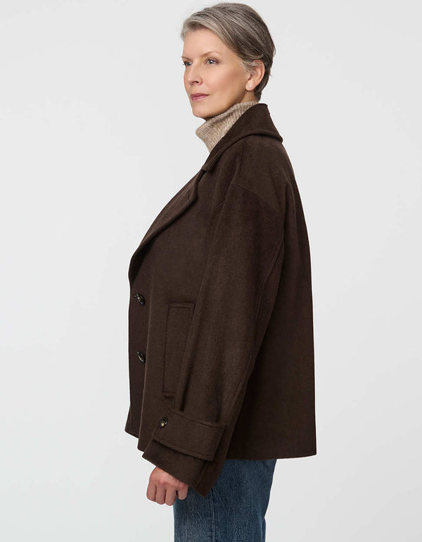 Bernardo Sutton Cropped Coat